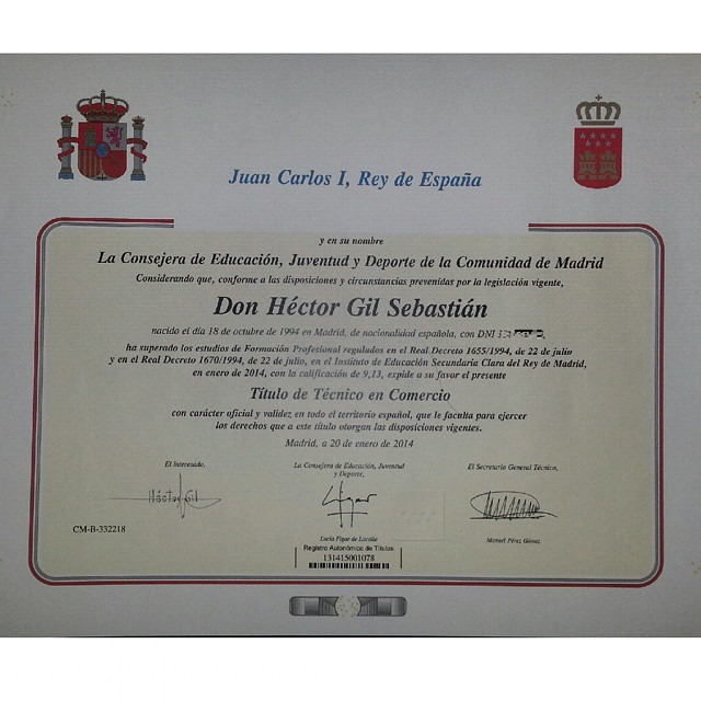 Venta de Titulos FP grado medio